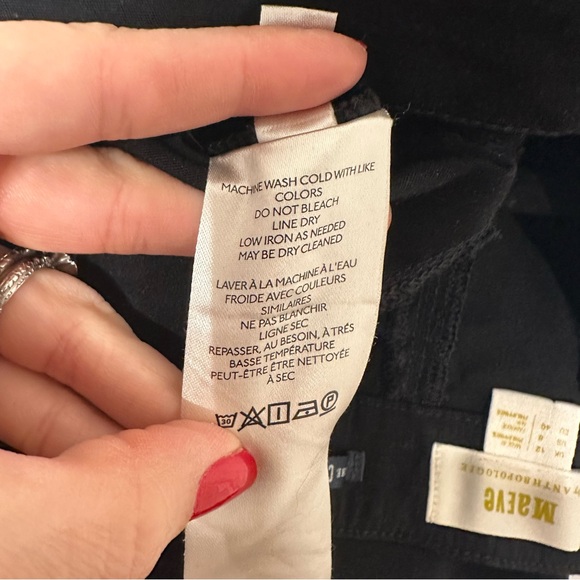 Maeve Anthropologie The Colette Linen Blend Cropped Overall Jupmsuit 8 - Picture 7 of 8